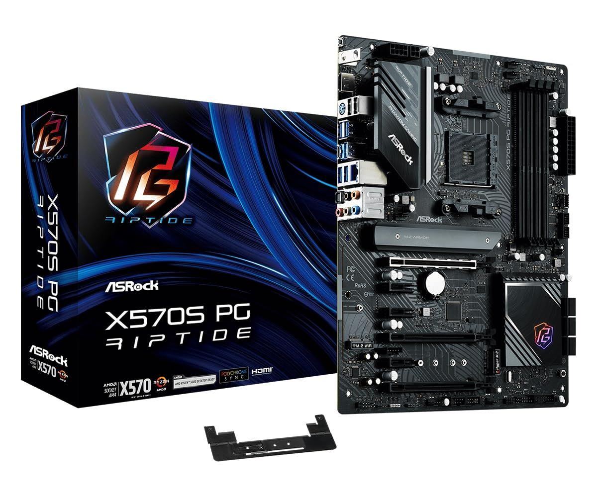 外*人様 Ryzen 7 5800x 、DDR4 32GB、X570マザーボード 新品 ASRock マザーボード X570S PG Riptide AMD Ryzen 5000 シリーズ