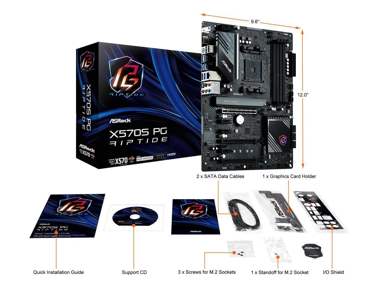 新品 ASRock マザーボード X570S PG Riptide AMD Ryzen 5000 シリーズ