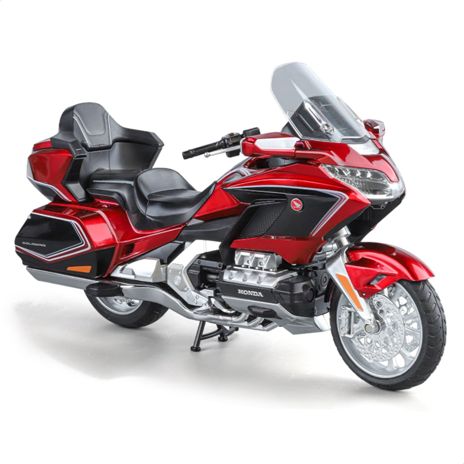 新品 Heimanba 1/11 ホンダ ゴールド ウィング 2021 ブラック ／ オートバイ ミニカー ダイキャストカー 完成品 H9021 BK (レッド(H9021 RD))