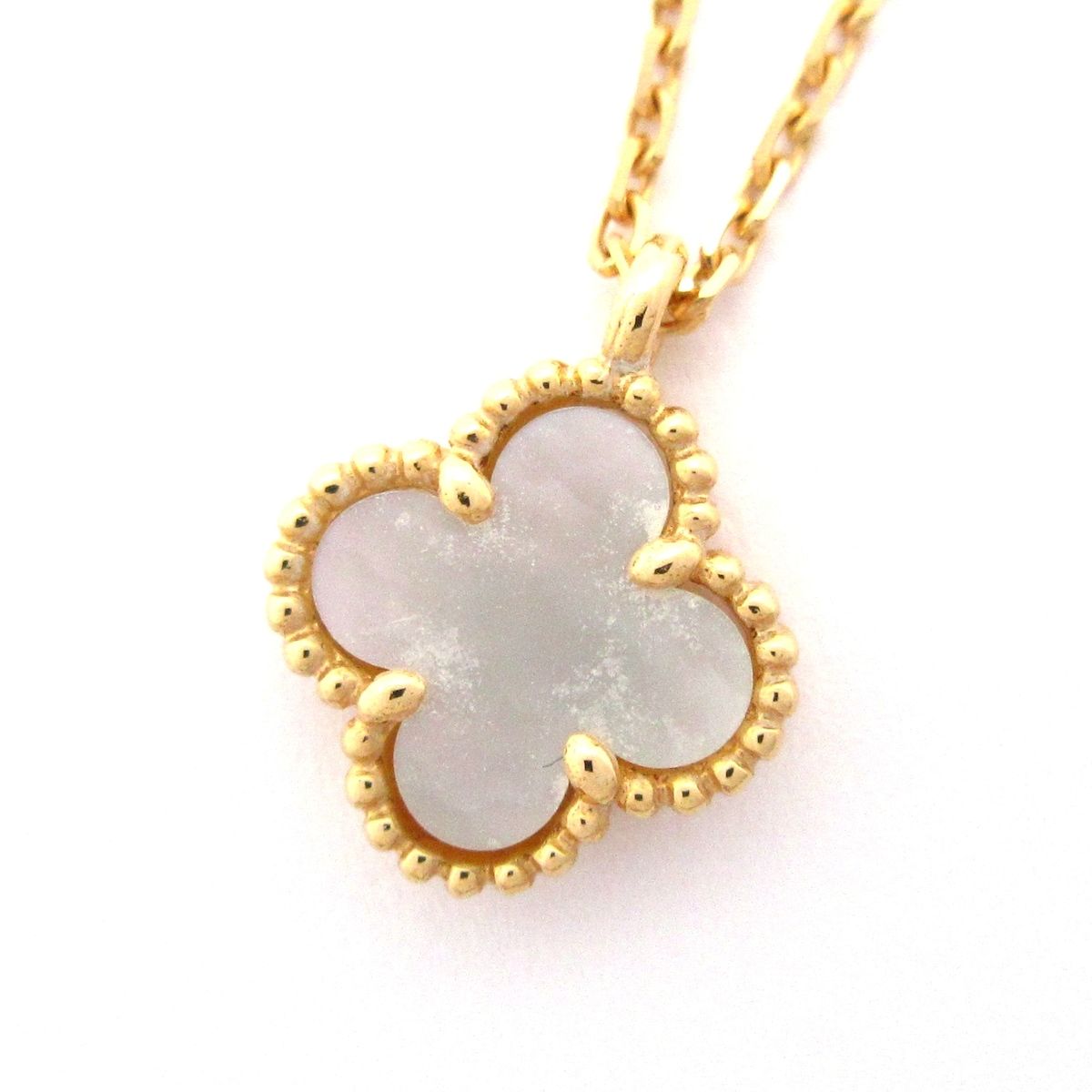 Van Cleef & Arpels(ヴァンクリーフ&アーペル) ネックレス スウィートアルハンブラ K18YG×マザーオブパール