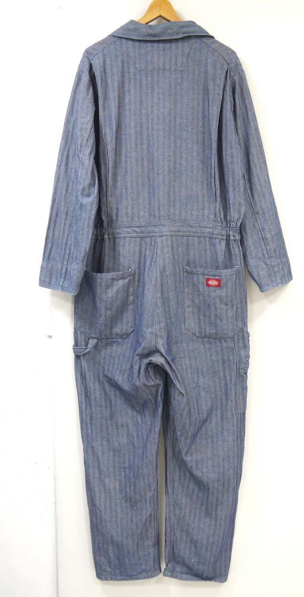 Dickies ディッキーズ 長袖 つなぎ オールインワン ヘリンボーン