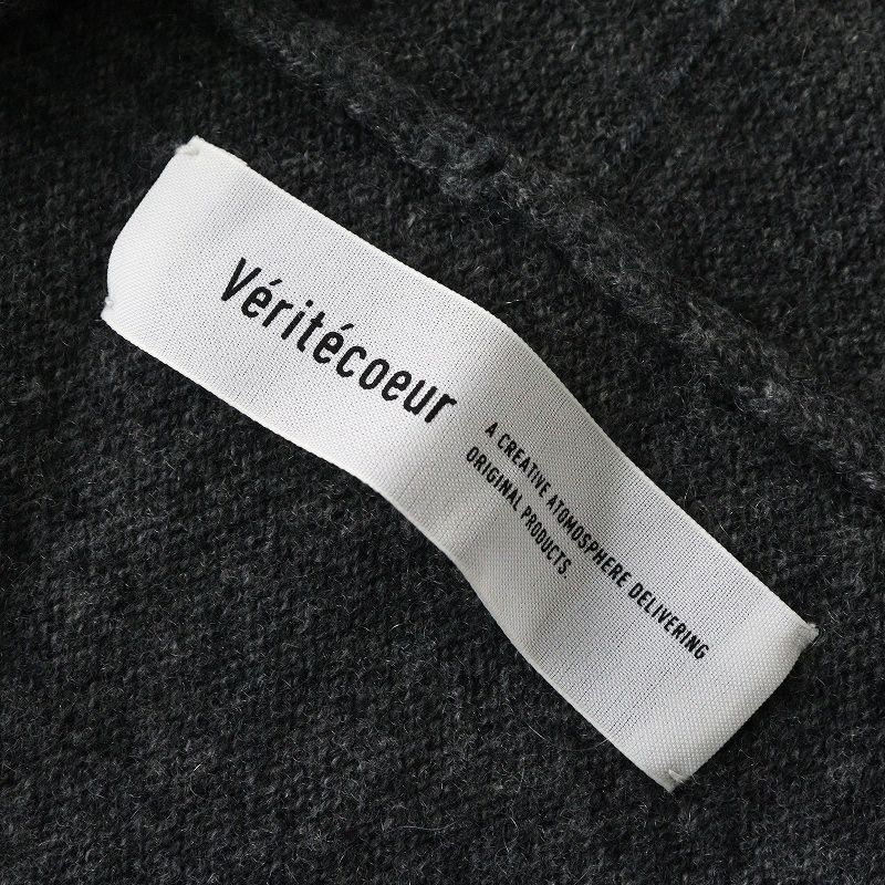 ヴェリテクール Veritecoeur VCK-192 カシミア100% カーディガン F