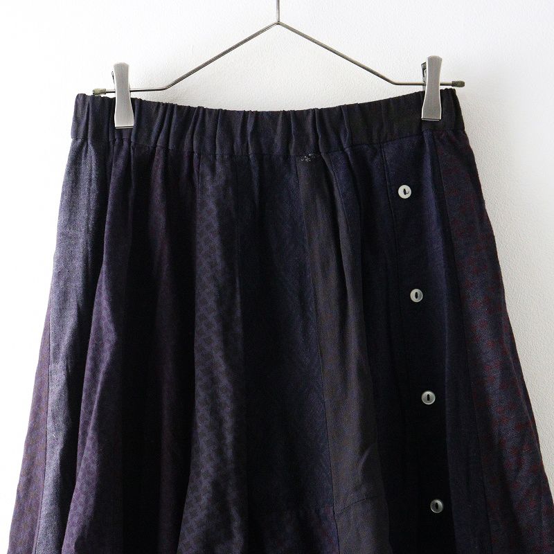 TIGRE BROCANTE リメイクパッチワークスカート TIGRE BROCANTE ティ