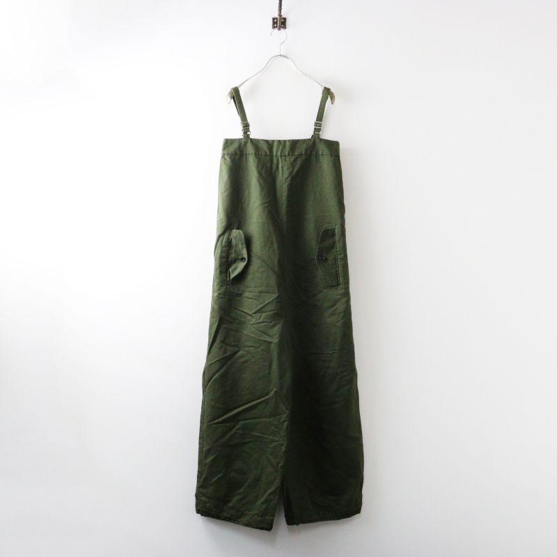 テンハンドクラフテッドモダン TENNE HANDCRAFTED MODERN ミリタリーライク サロペット F｜カーキ【2400014959178】