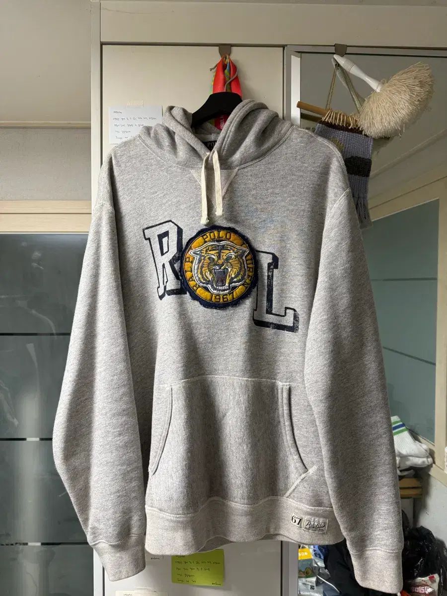 XL ポロ ラルフローレン タイガー WHO フーディー グレー