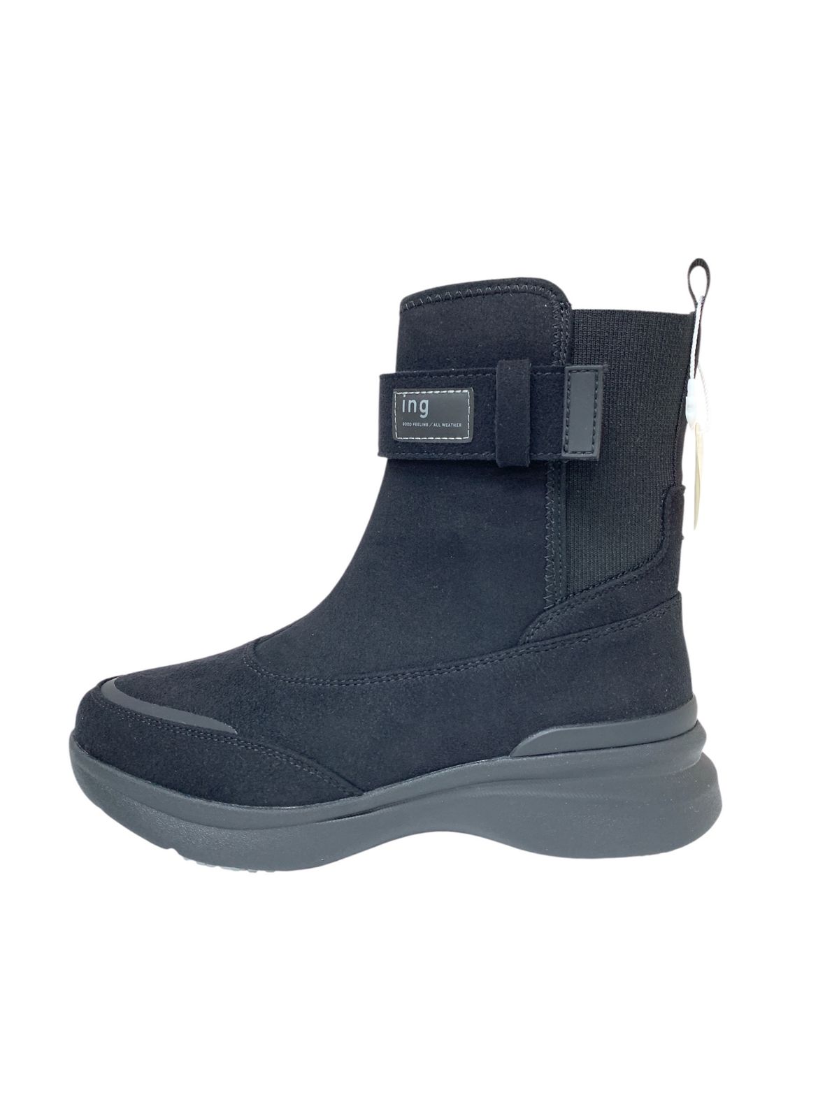 イング 【レイン対応】スニーカーブーツ IGDY48144 M ブラック 全天候型 生活防水 Vibramソール IT5TO1CJ73LC 6,915円