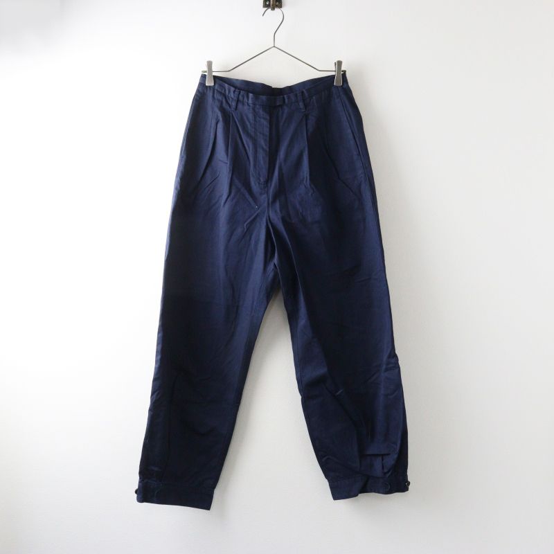 テンハンドクラフテッドモダン TENNE HANDCRAFTED MODERN リネンラミーテーパードパンツ F｜ネイビー【2400014959284】
