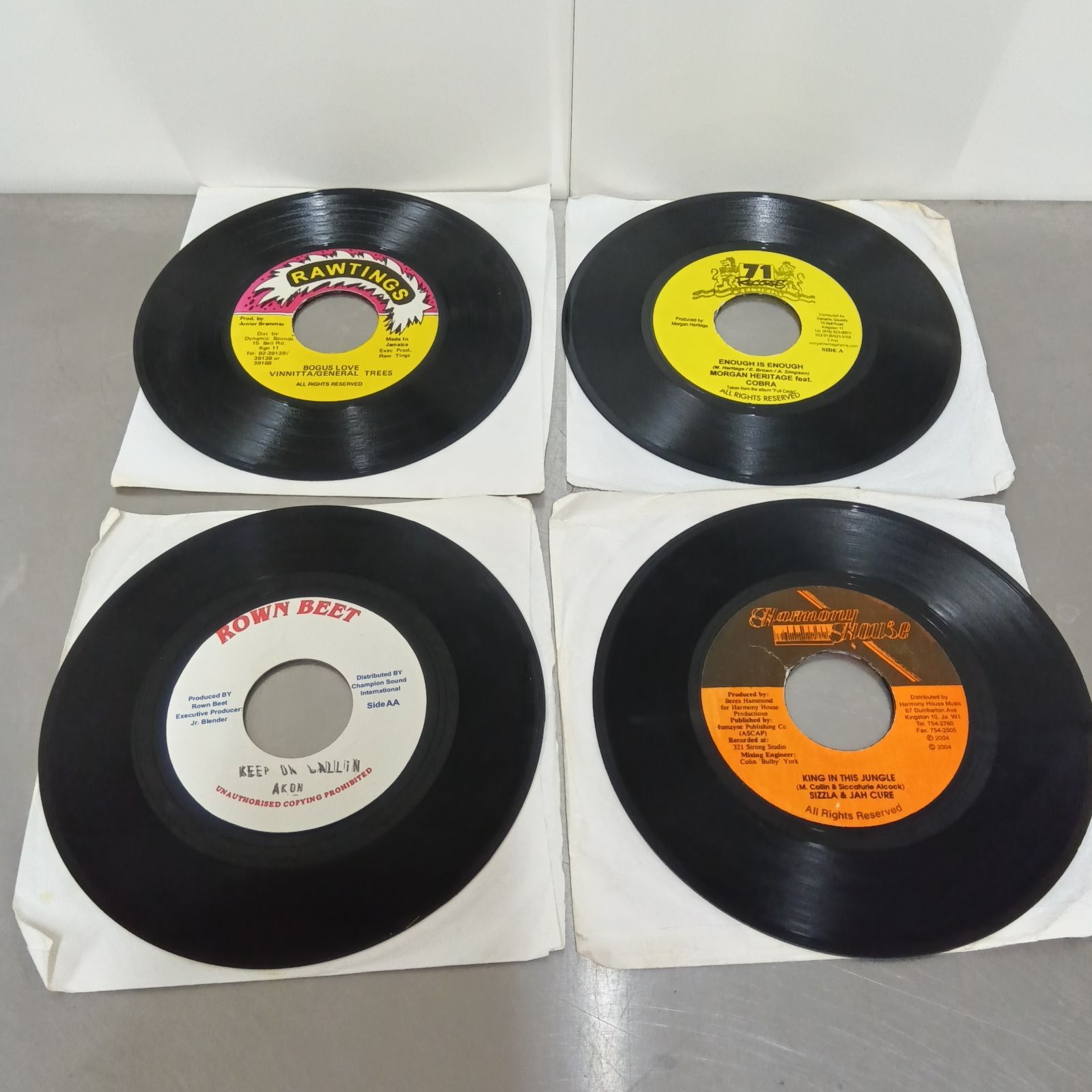 レゲエ・レコード 2000年代・7インチ・シングル・176枚セット・ジャンク レゲエ レコード シングル 4枚セット ⑦ reggae 7inchi vinyl - メルカリ