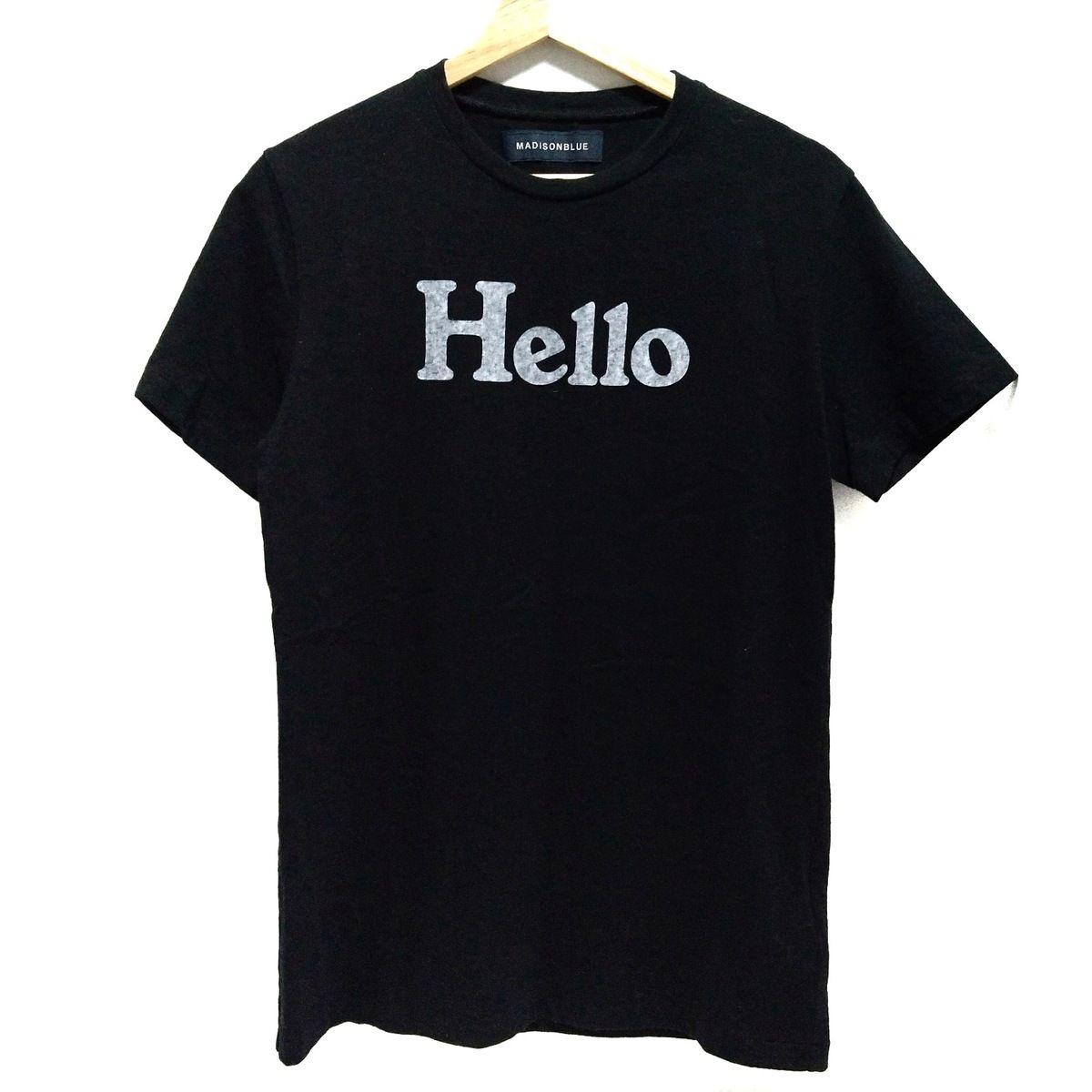 MADISON BLUE(マディソンブルー) 半袖Tシャツ サイズ01 S レディース美品 - 黒×白