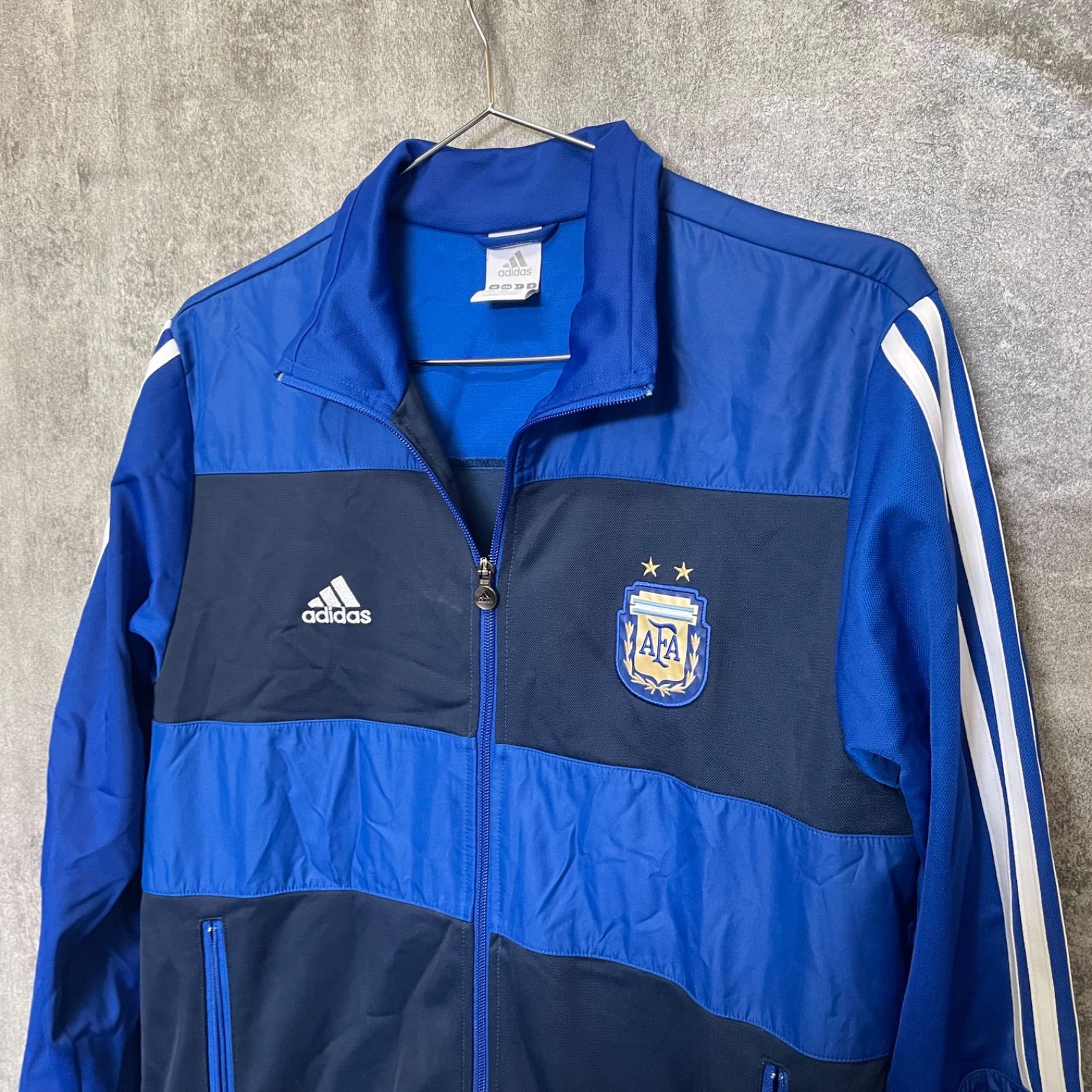 ジャージ adidas（アディダス） 希少 ブルー クラウンドット ジャージ トラックジャケット アディダス フ*ス様 メンズ Yahoo ZOZOTOWN : レディース トップス