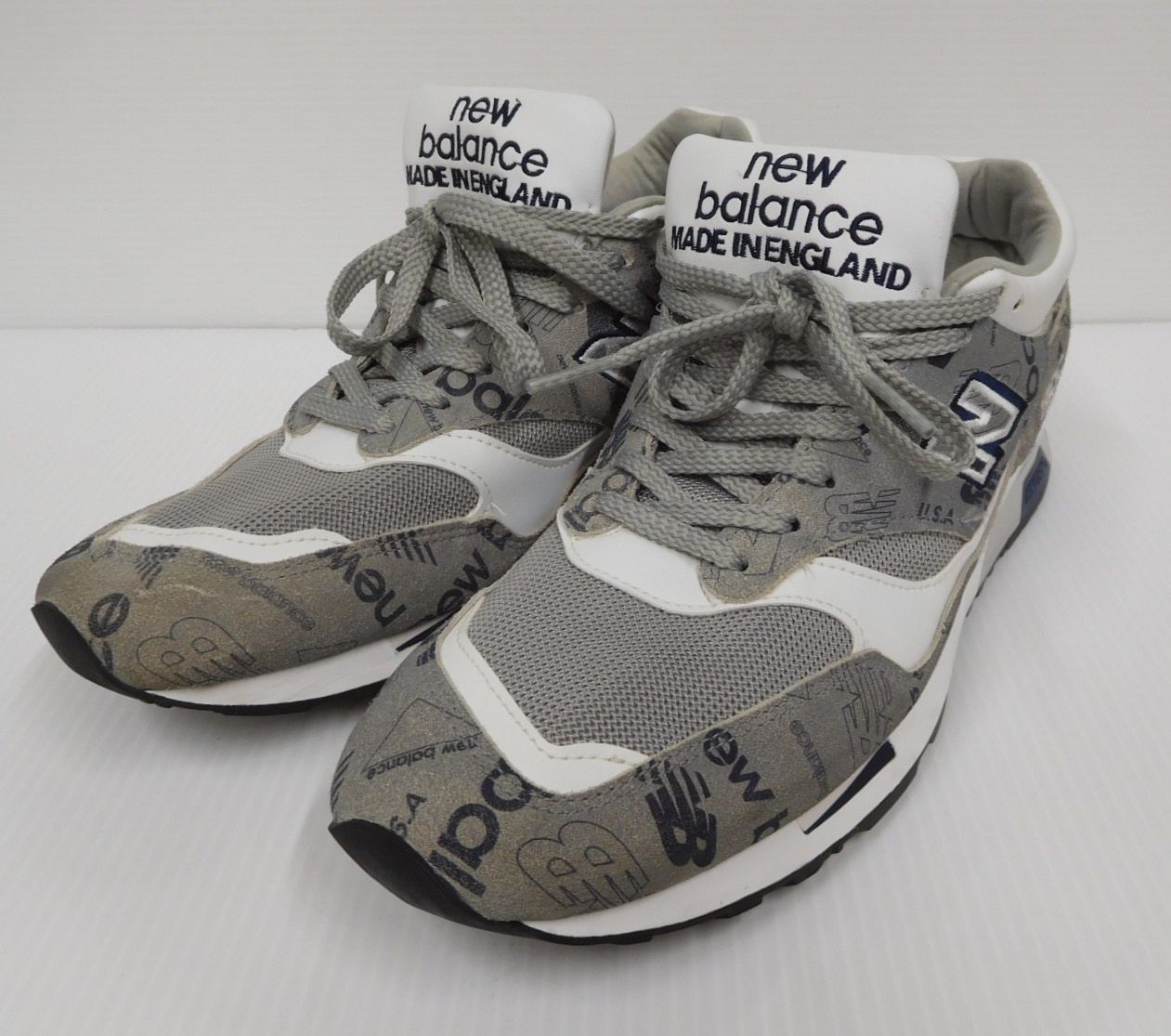 New Balance ニューバランス M1500NBG 30th ANNIVERSARY 30周年 グレー ロゴ イングランド製 size:USA11 中古囗T巛