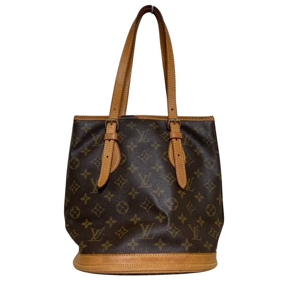 LOUIS VUITTON ルイヴィトン モノグラム バケットPM ハンドバッグ