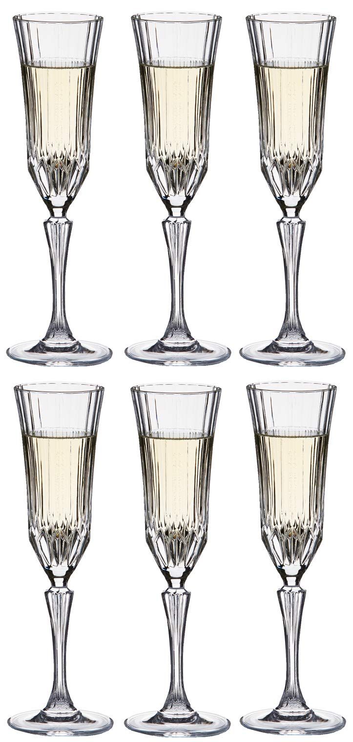 サントリーマーケティング シャンパングラス クリア 180ml アダージョ シャンパーニュ フルート 167-21 6個入り★ 0bacdbb4