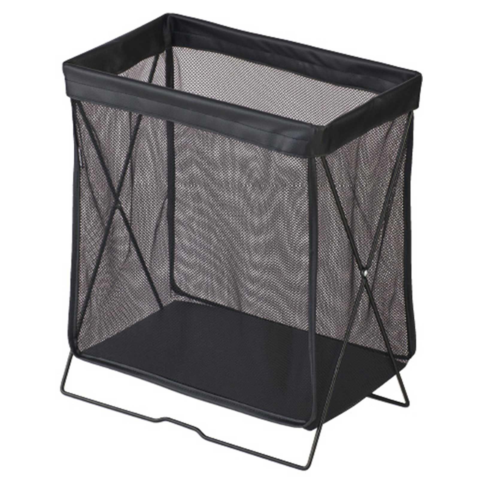 新品 山崎産業(Yamazaki Sangyo) 荷物入れ サイドワゴン ブラック 幅43.5×奥行26×高さ50cm