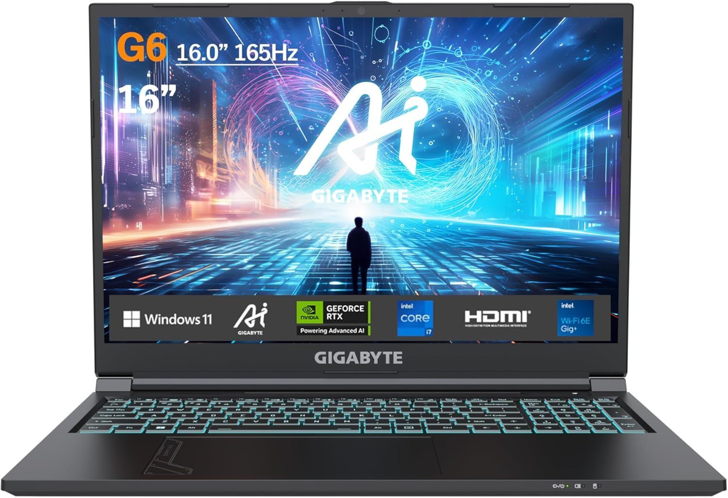 GIGABYTE G6 KF-H3JP853KH 16インチ ゲーミングノート i7-13620H ++924109
