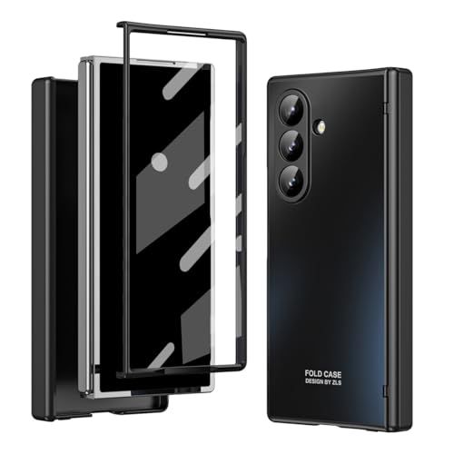 Galaxy Z Fold7 専用 超薄型ケース 電鍍金属フレーム ヒンジカバー付き 一体型強化ガラス内蔵 ワイヤレス充電対応 レンズ保護 360度保護 マットの表面 手帳型 折り畳み 可愛い 面白い おしゃれ 耐衝撃 二層構造 落下防止 人 20538969