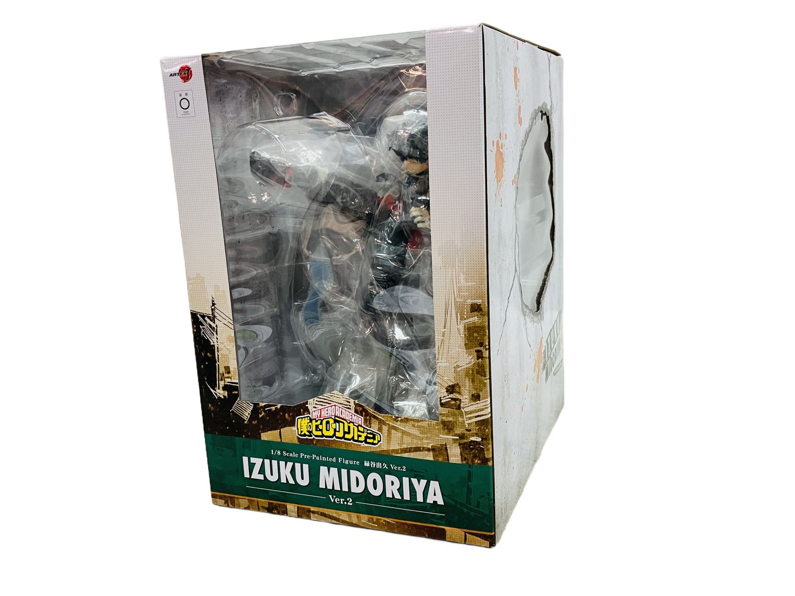 タカラトミー ARTFX J 僕のヒーローアカデミア 1/8 スケール 緑谷出久 Ver.2 フィギュア 中古 C11227576