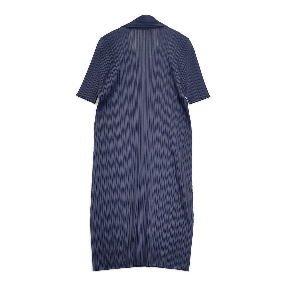 PLEATS PLEASE ISSEY MIYAKE プリーツ 襟付きワンピース サイズ3