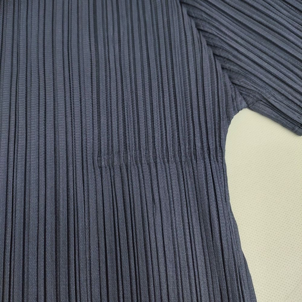 PLEATS PLEASE ISSEY MIYAKE プリーツ 襟付きワンピース サイズ3