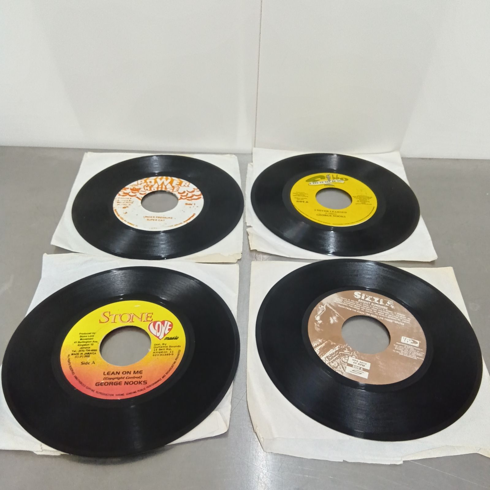 レゲエ レコード シングル 4枚セット ⑨ reggae 7inchi vinyl - メルカリ