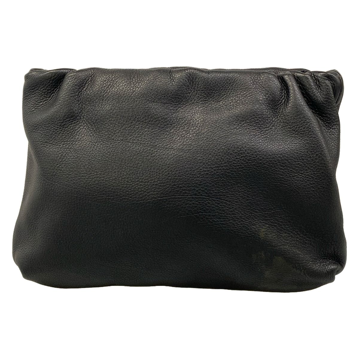 THE ROW(ザロウ) クラッチバッグ Bourse Clutch(ブルス/ボース) 黒 レザー