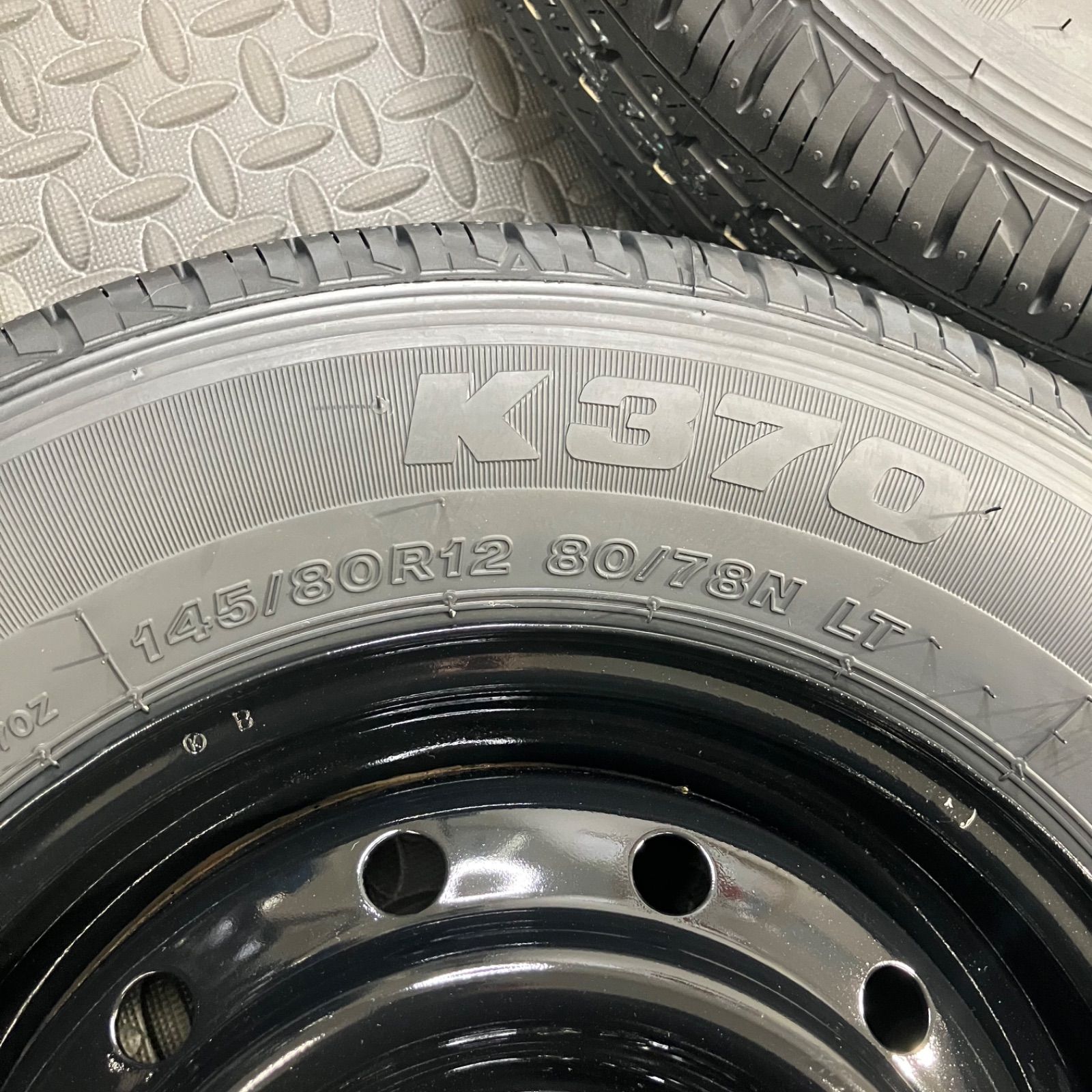26年製 新品タイヤ 145/80R12 80/78N LT ブリヂストン K370(夏タイヤ