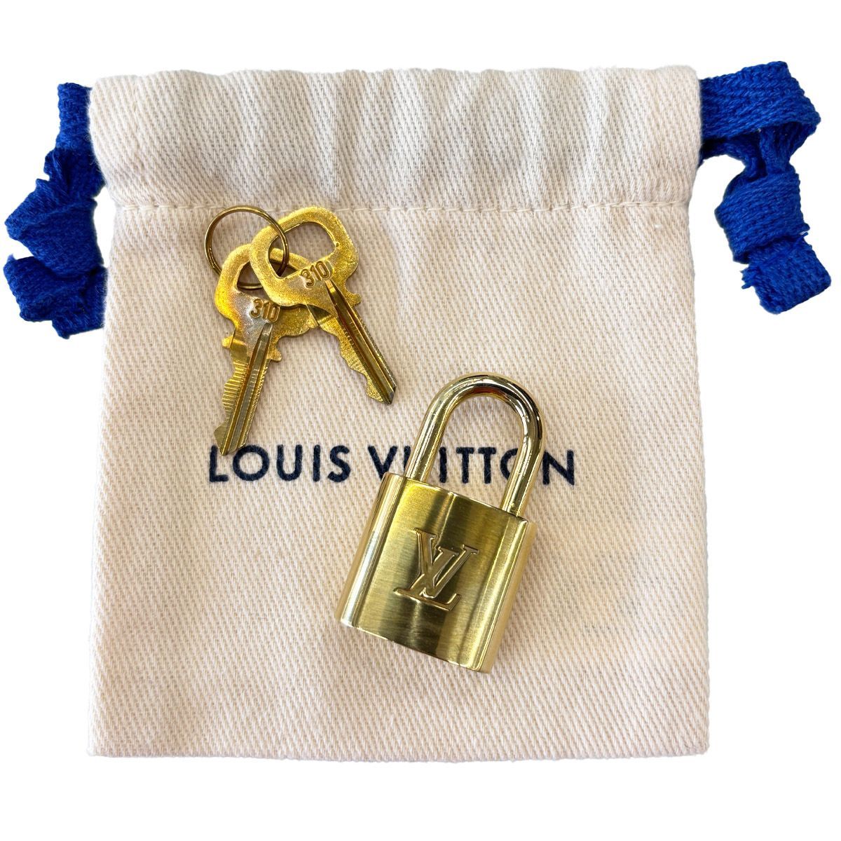中古】 ヴィトン パドロック 南京錠 ルイヴィトン LOUIS VUITTON 鍵