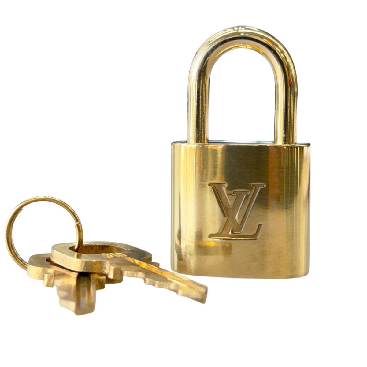 ルイ・ヴィトン　ゴールドのパドロック南京錠x鍵set USED 中古】 ヴィトン パドロック 南京錠 ルイヴィトン LOUIS VUITTON 鍵