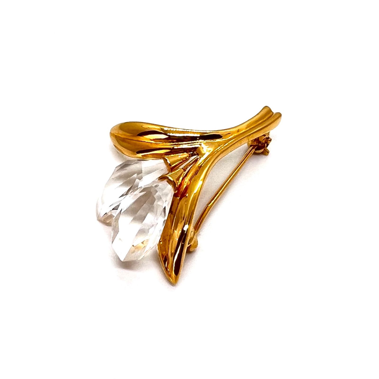 美品☆SWAROVSKI スワロフスキー ブローチ クリスタルメモリーズ