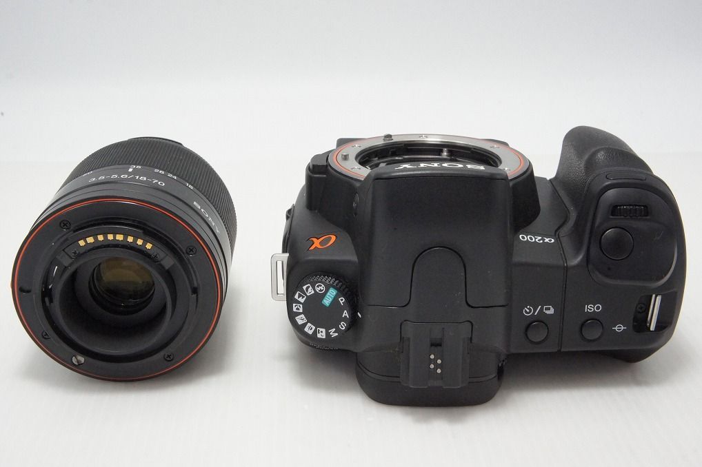 ☘️SONY α200（DSLR-A200) DT18-70mm レンズセット 美品 SONY ソニー α200 レンズキット DSLR-A200K (DT 18-70mm F3.5-5.6