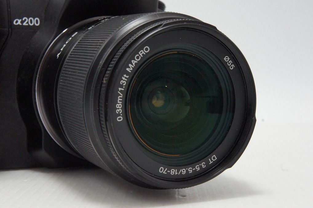 美品 SONY ソニー α200 レンズキット DSLR-A200K (DT 18-70mm F3.5-5.6