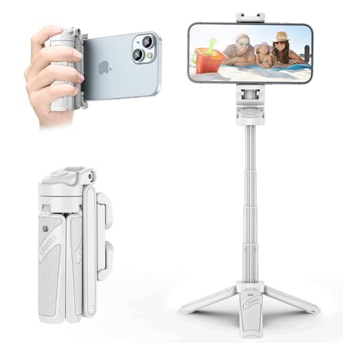 【新品】Ulanzi JJ02 自撮り棒 多機能スマホグリップ 三脚【2024新開発 ・超ミニ】4段階伸縮 折りたたみ式 スマートフォンホルダー スマホ 三脚 リモコン付き コールドシュー付き コンパクト iPhone Androidに対応 e2d6e52a