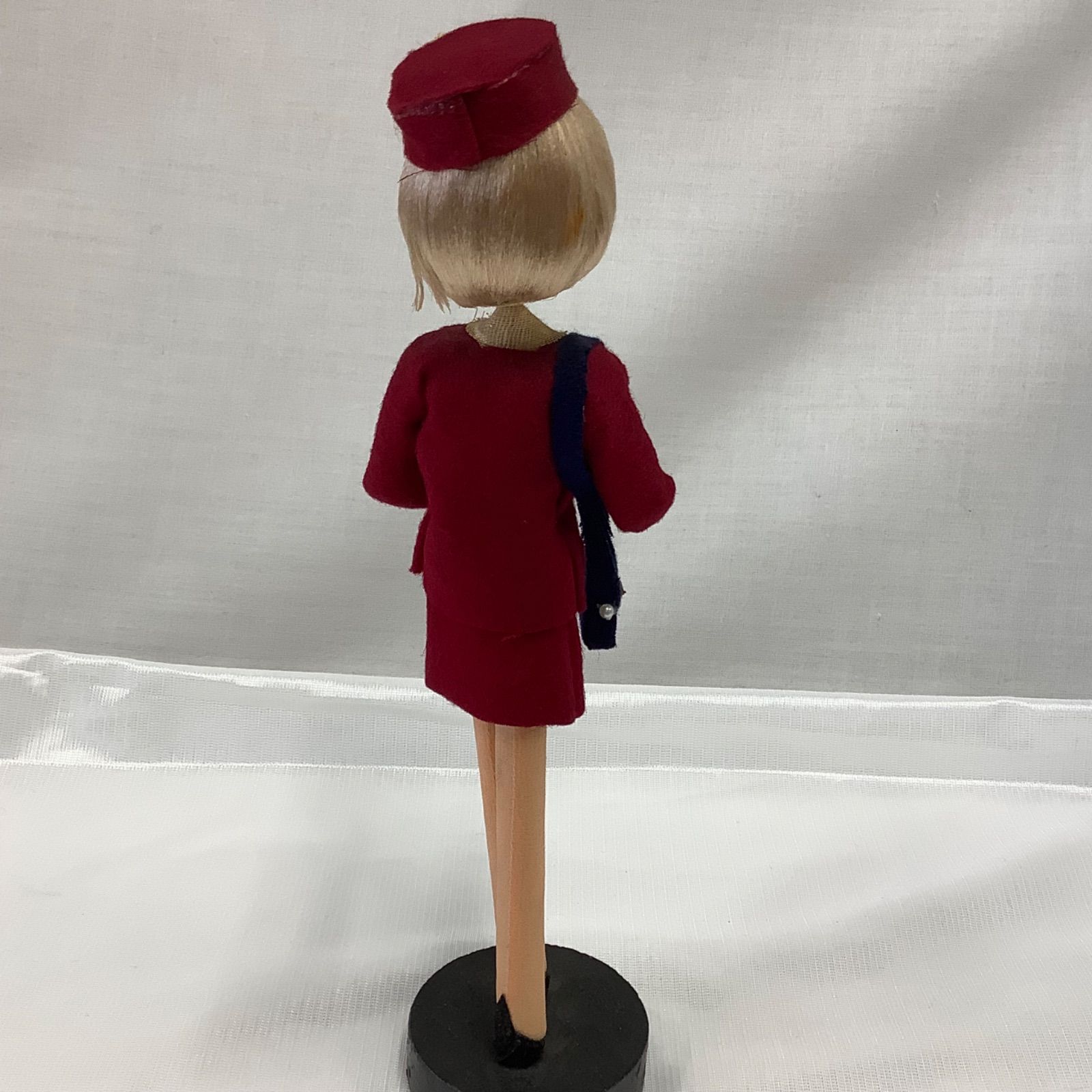 昭和レトロ 鯱バス ロマンス人形 バスガイド オブジェ 高さ24㎝ X758