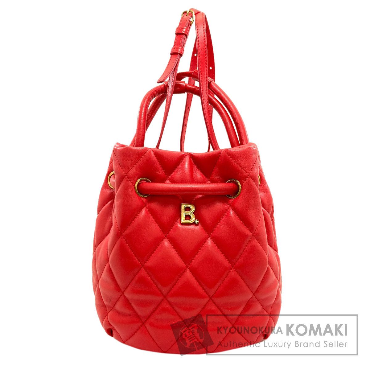 BALENCIAGA バレンシアガ 600327 バケット 2WAY ハンドバッグ カーフ レディース [中古]