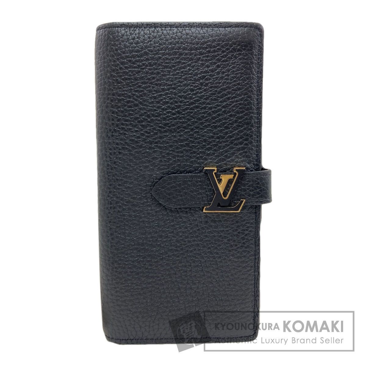 LOUIS VUITTON ルイヴィトン M81330 ヴェルティカル ウォレット 長財布（小銭入れあり） トリヨンレザー レディース [中古]