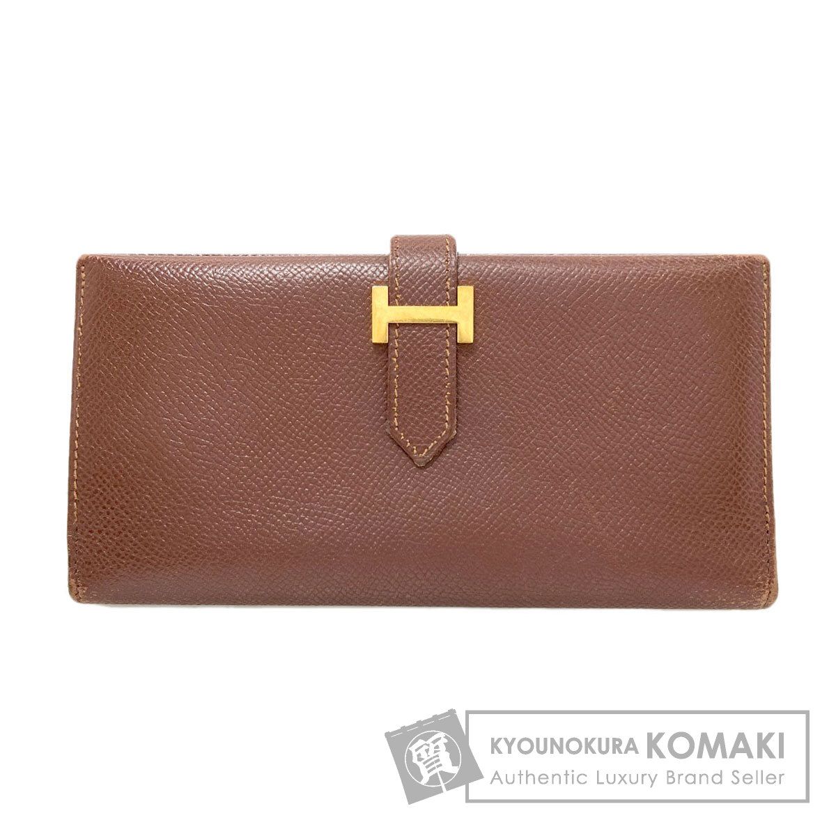 HERMES エルメス ベアンクラシック ゴールド金具 長財布（小銭入れあり） エプソン レディース [中古]