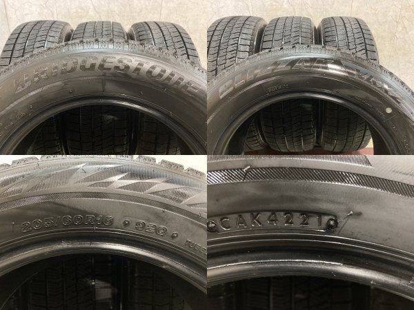 BS BRIDGESTONE BLIZZAK VRX2 205/60R16 16インチ スタッドレス 4本 21 