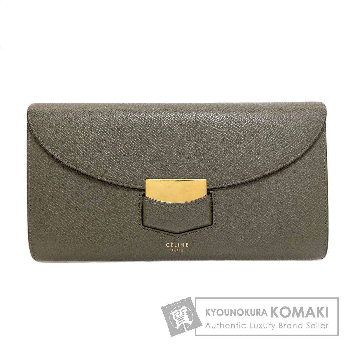 CELINE セリーヌ トロッター 長財布（小銭入れあり） レザー レディース [中古]