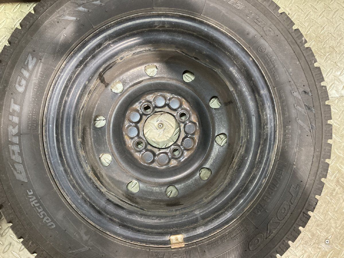 TOYO GARIT GIZ 155/70R13】スタッドレス【スチールホイール 13インチ