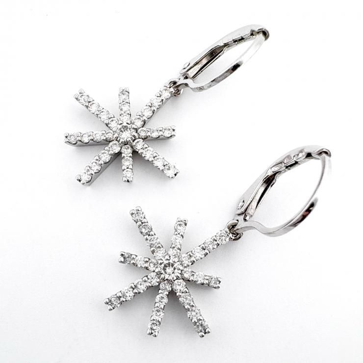 Ponte Vecchio K18ホワイトゴールド ダイヤモンド 0.25ct スター 