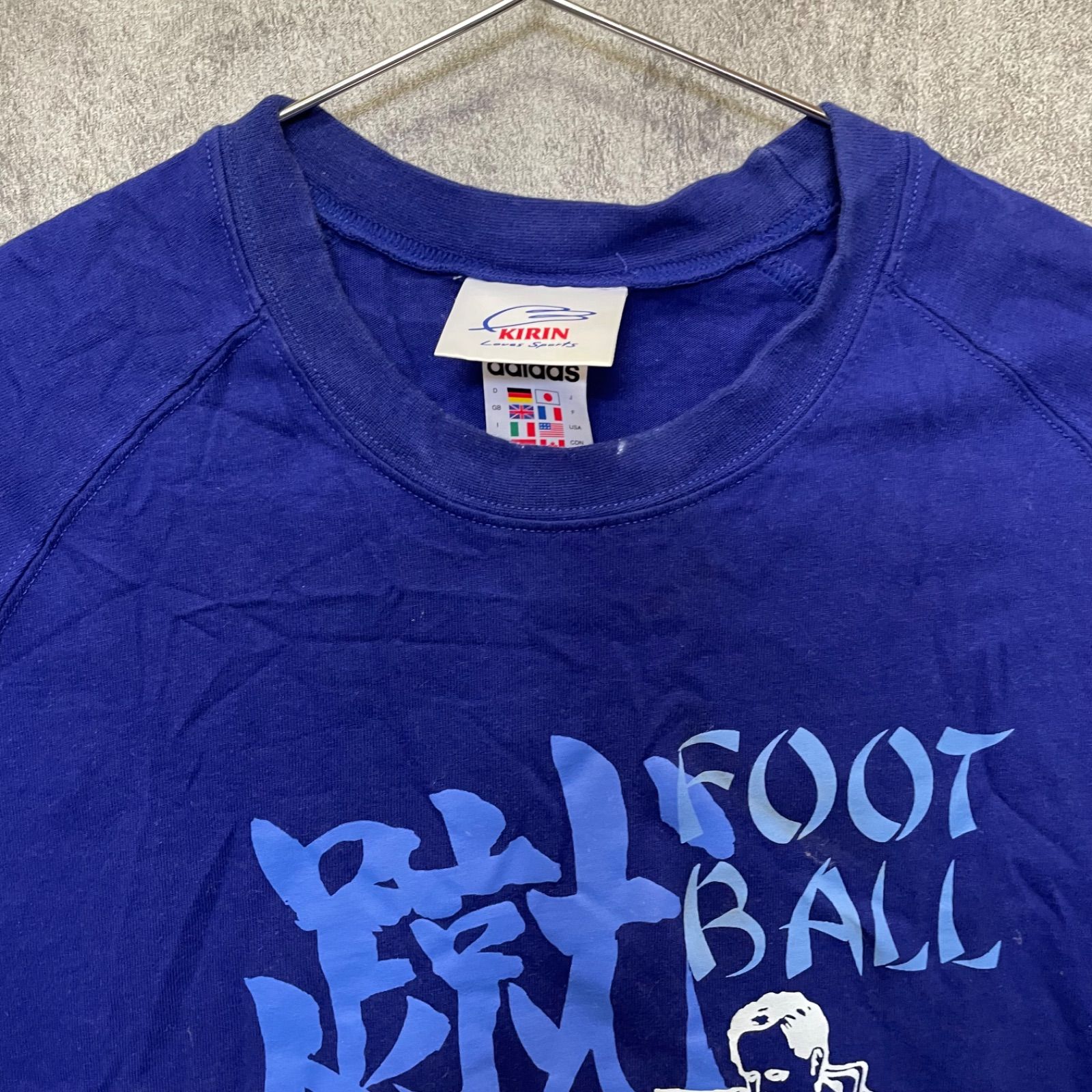 Y-779】adidas アディダス JFA サッカー日本代表 Tシャツ KIRIN