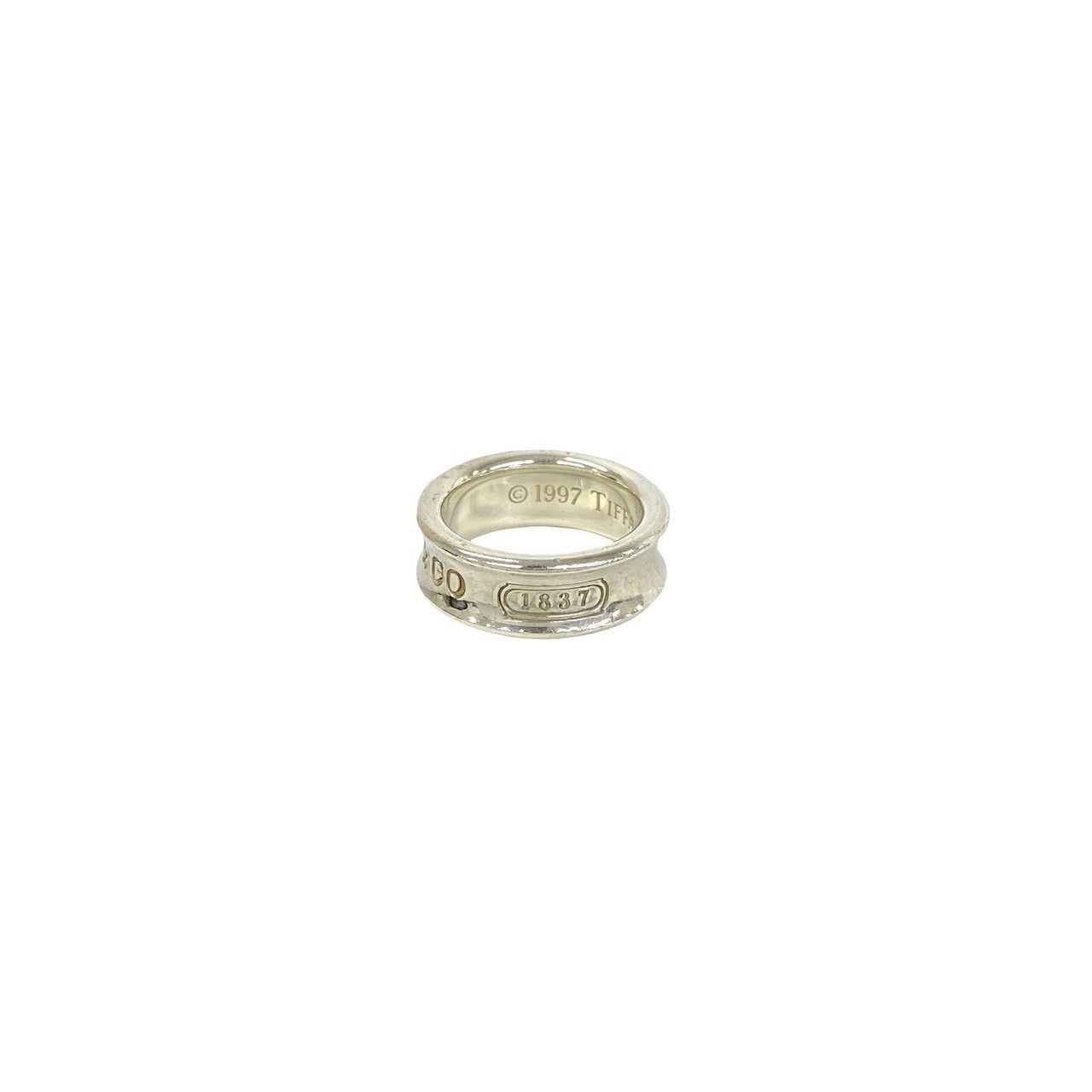 極 美品 TIFFANY&Co. ティファニー ナロー リング シルバー925 8号