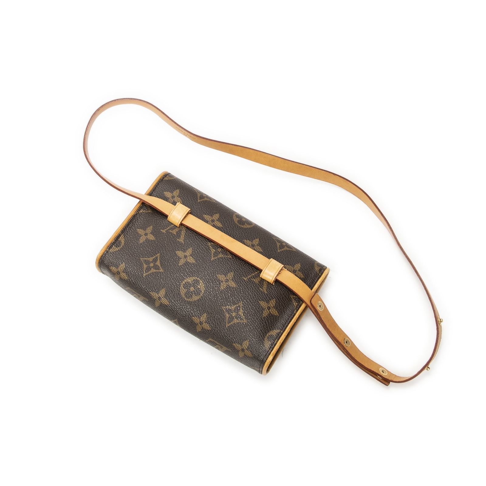A1062 ルイ・ヴィトン モノグラム ポシェットフロランティーヌ 紐無し 中古] LOUIS VUITTON ルイヴィトンポシェット フロランティーヌ茶色
