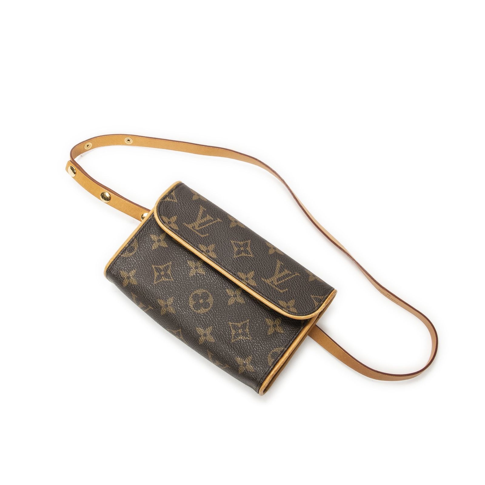中古] LOUIS VUITTON ルイヴィトンポシェット フロランティーヌ茶色