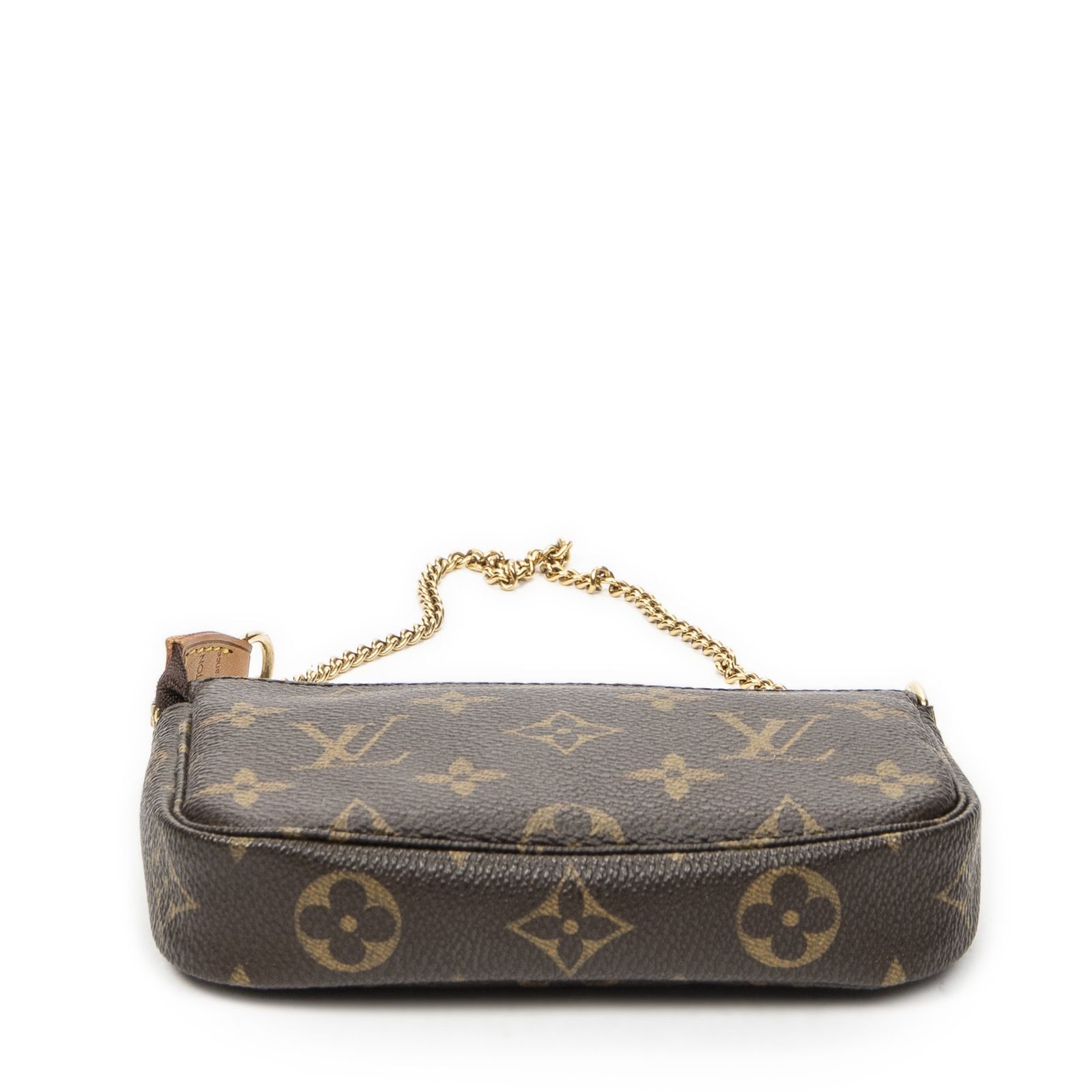 中古] LOUIS VUITTON ルイヴィトンミニポシェットアクセサリー茶色
