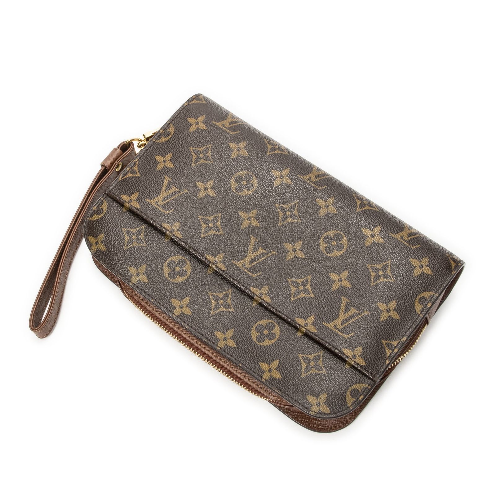 [中古] LOUIS VUITTON ルイヴィトンオルセー茶色モノグラムキャンバスA