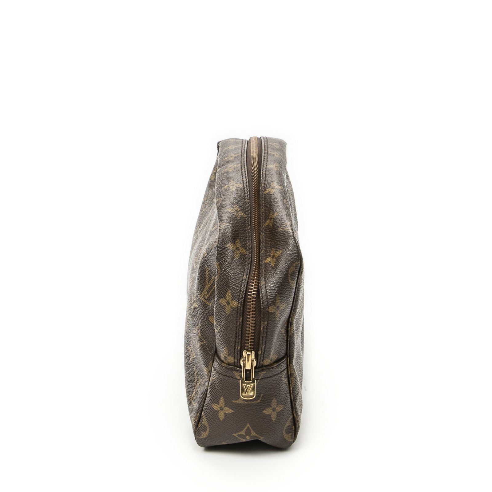 中古] LOUIS VUITTON ルイヴィトントイレタリーポーチ茶色モノグラム