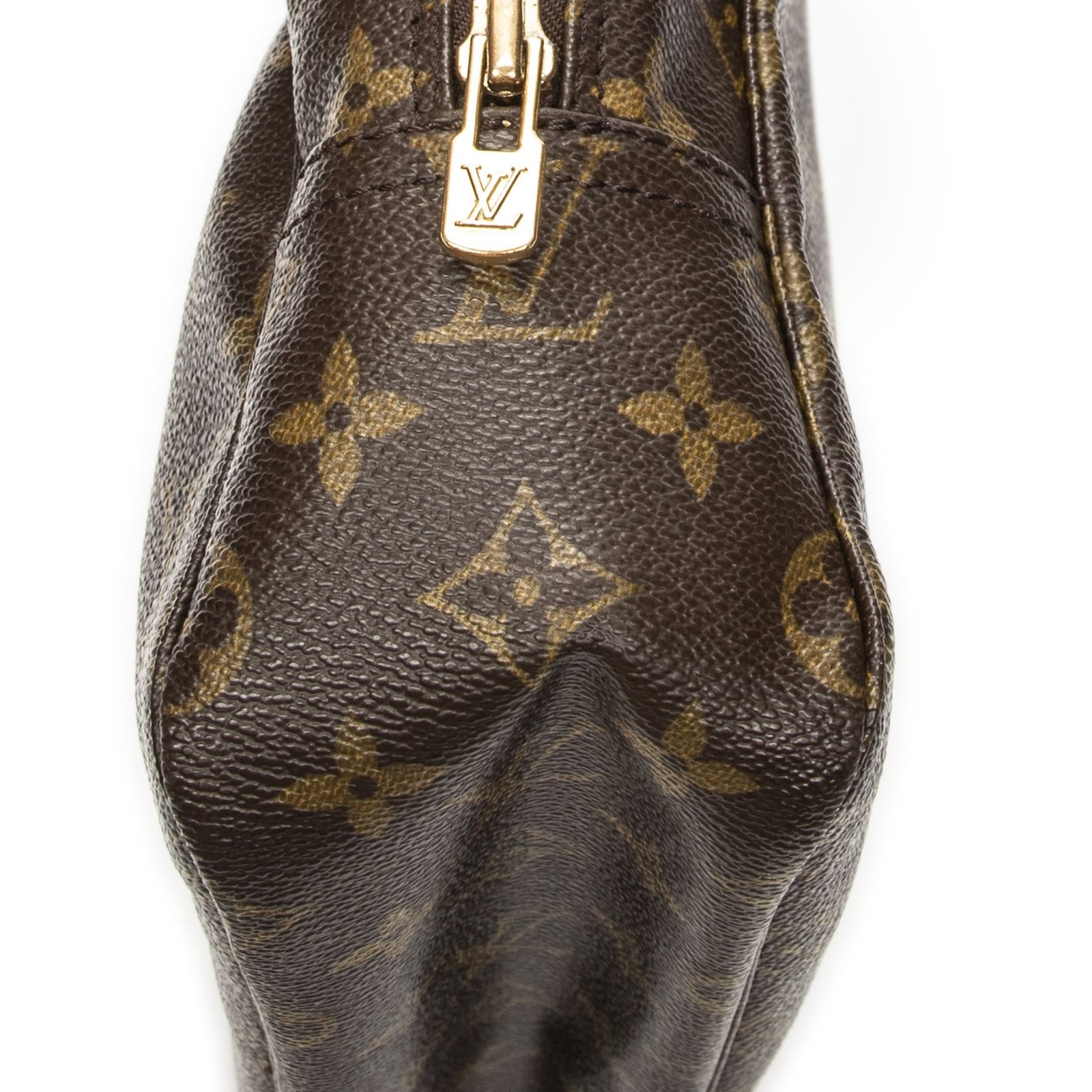 中古] LOUIS VUITTON ルイヴィトントイレタリーポーチ茶色モノグラム