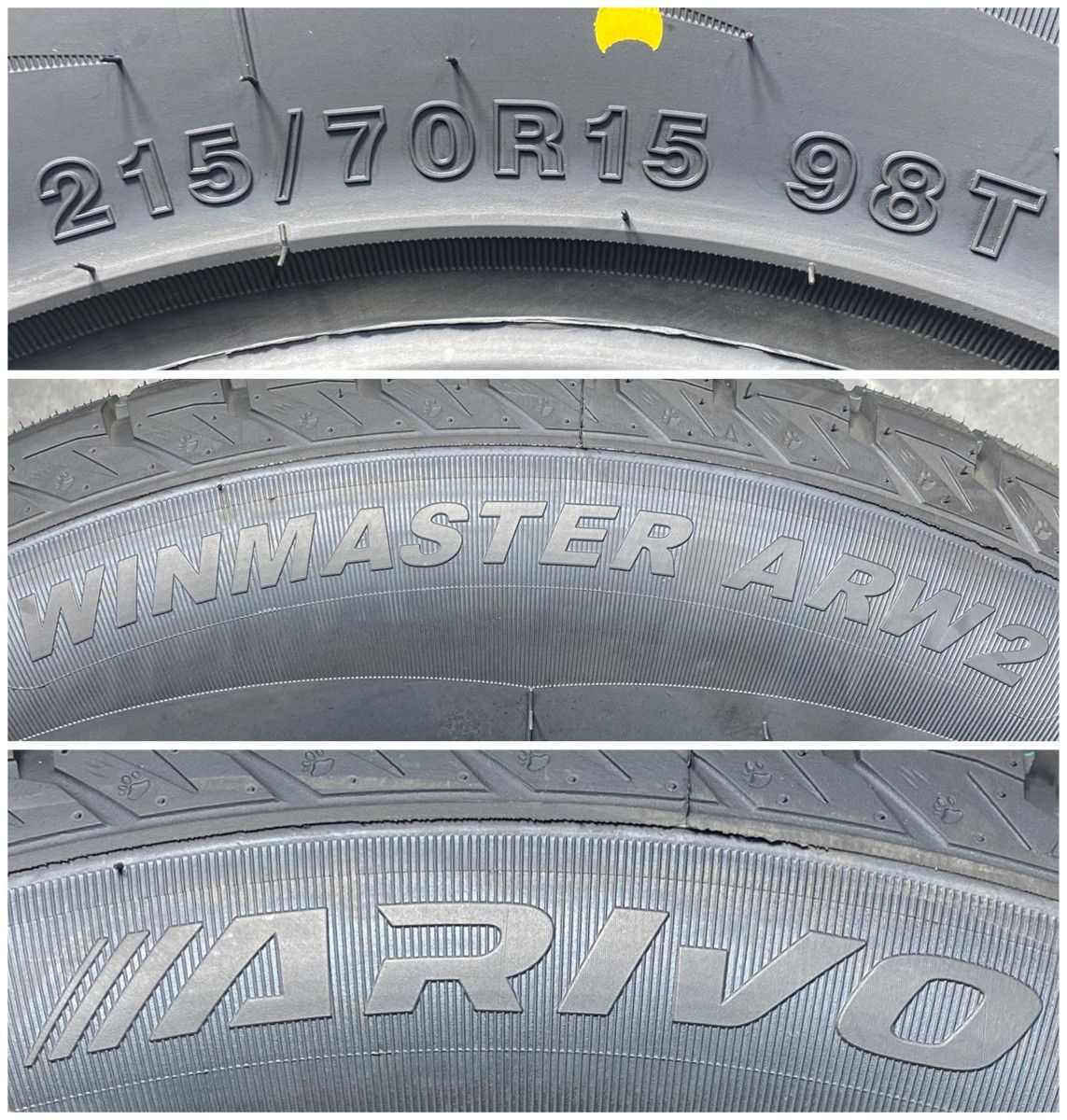 215/70R15 98T ARIVO ARW2 新品 スタッドレスタイヤ 4本セット 2025年 