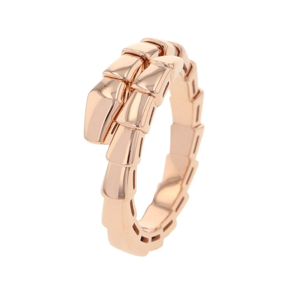ブルガリ リング セルペンティ ヴァイパー リング K18PGピンクゴールド サイズXL 362140 BVLGARI 指輪